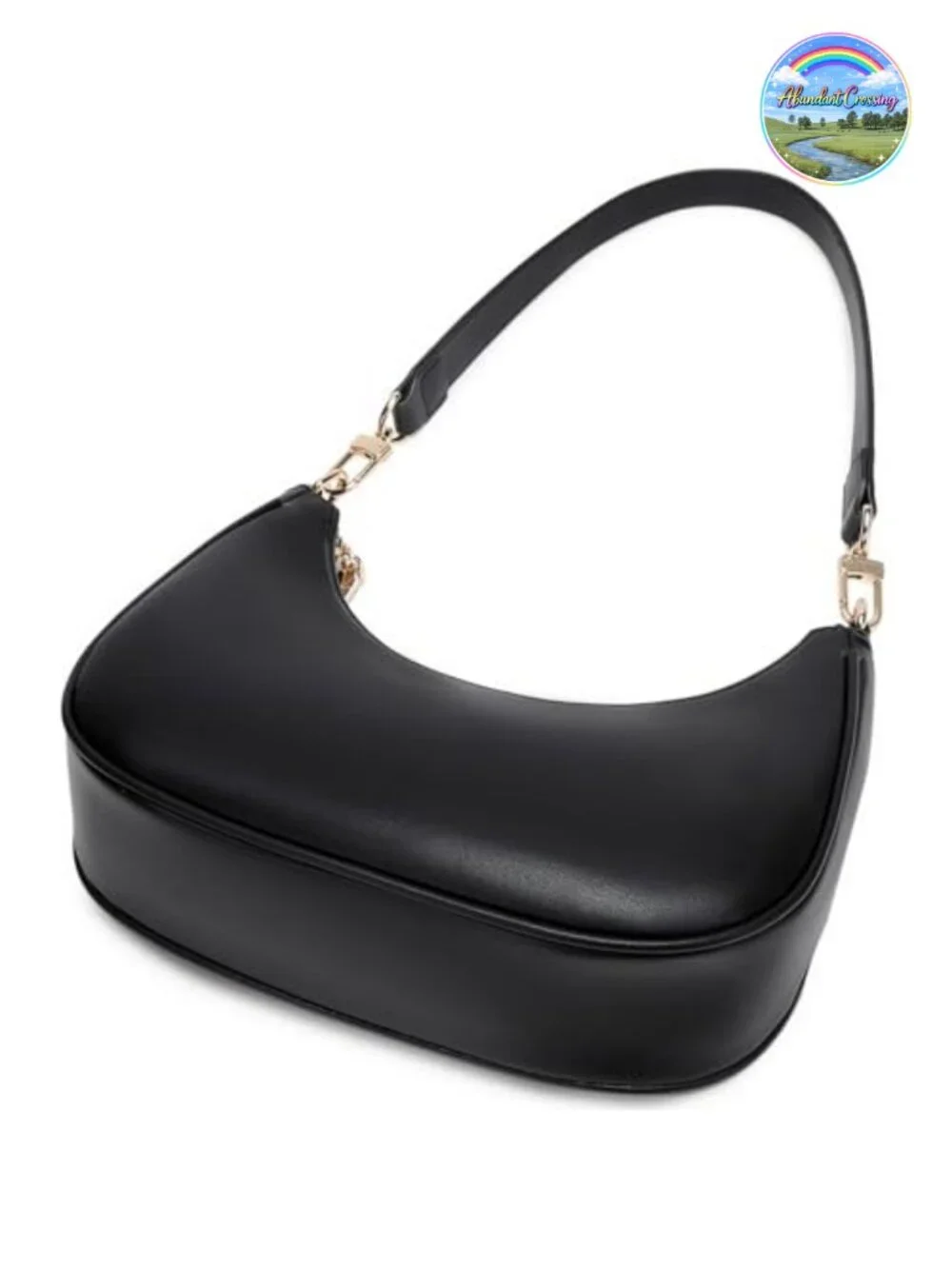 Vintage Hobo Shoulder Bag with Zipper Lightweight Underarm Purse